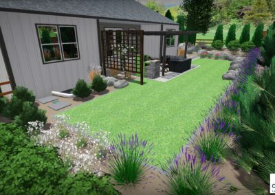 Backyard Native and Edible Plant Landscape Design Salt Lake City